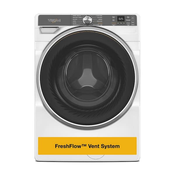 5.0 cu. ft. Front Load Washer in White with FreshFlow Vent System