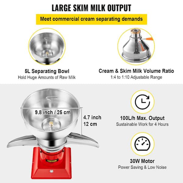 5L Household Hot Chocolate And Soy Bean Dispenser For Milk Tea