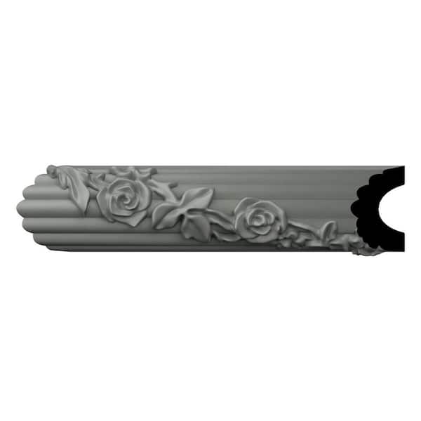 Ekena Millwork 1.75 in. D x 1.75 in. W x 96 in. L Primed Polyurethane Panel Moulding