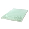 MELLOW 4 in. Short Queen Egg Crate Memory Foam Mattress Topper with Aloe  Vera Infusion HD-ALEC-4SQ - The Home Depot