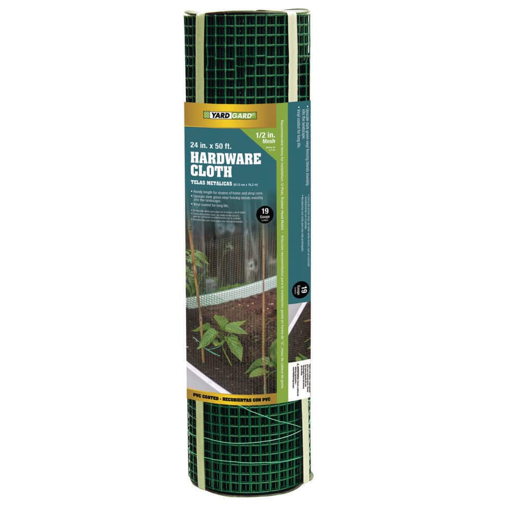 1/2 in. x 2 ft. x 50 ft. Green PVC-Coated Steel Hardware Cloth price history on PriceWatchPro
