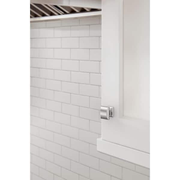 Candler 1-1/4 in. (32mm) Classic Polished Chrome Rectangle Cabinet Knob