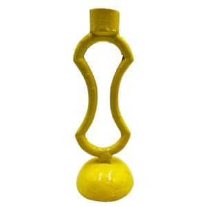 Yellow Modern Candle One Holder