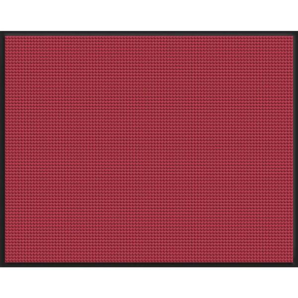 Bungalow Flooring WaterGuard Red/Black Snow Mobile 45.5 in. x 60 in. Landing Pad