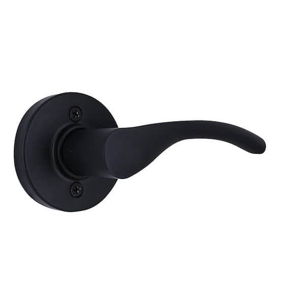 Primrose Matte Black Right-Handed Dummy Door Lever