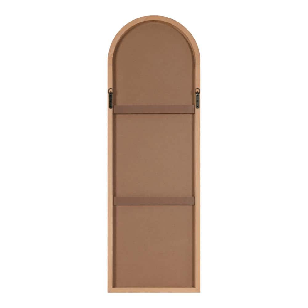 Nordlund Solid Beechwood Full-Length Arch Wall Mirror in Rustic Brown