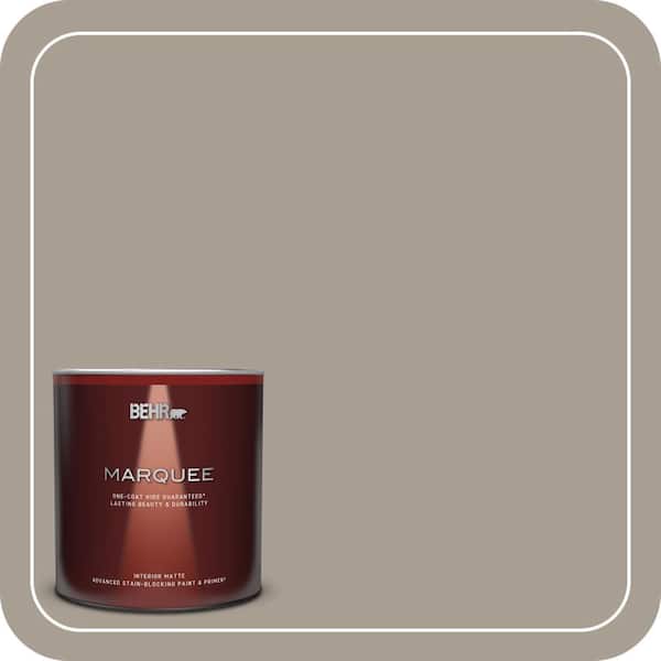 BEHR MARQUEE 1 qt. #T12-12 Jackal Matte Interior Paint & Primer