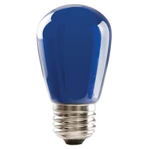11-Watt Equivalent 1.4-Watt S14 Dimmable LED Sign Light Bulb Blue IP65 Wet Location (25-Pack) 80518