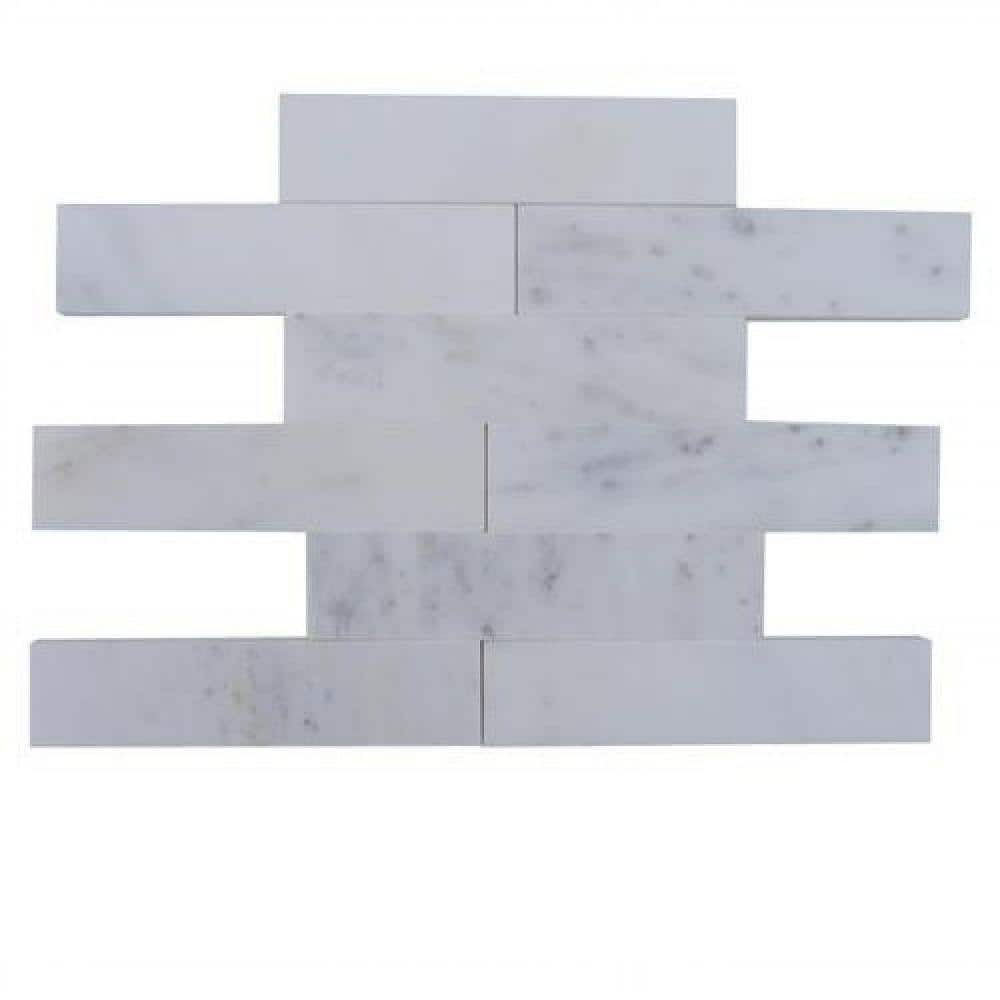 Brushed Oriental Marble 2 in. x 8 in. Mosaic Tile Sample price history on PriceWatchPro