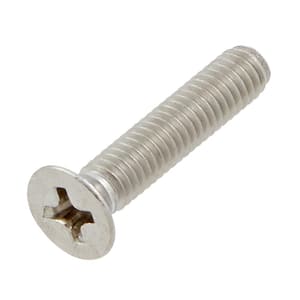 M4-0.7x20mm Stainless Steel Flat Head Phillips Drive Machine Screw 2-Pieces