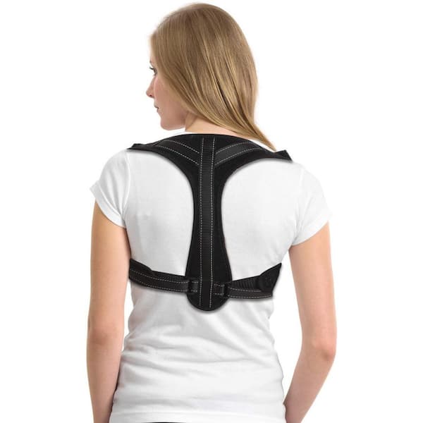 Mind Reader Back Posture Corrector, Back Support Adjustable Posture Trainer  for Spinal Alignment, Discreet Back Brace, Black BACKPOS-BLK - The Home  Depot