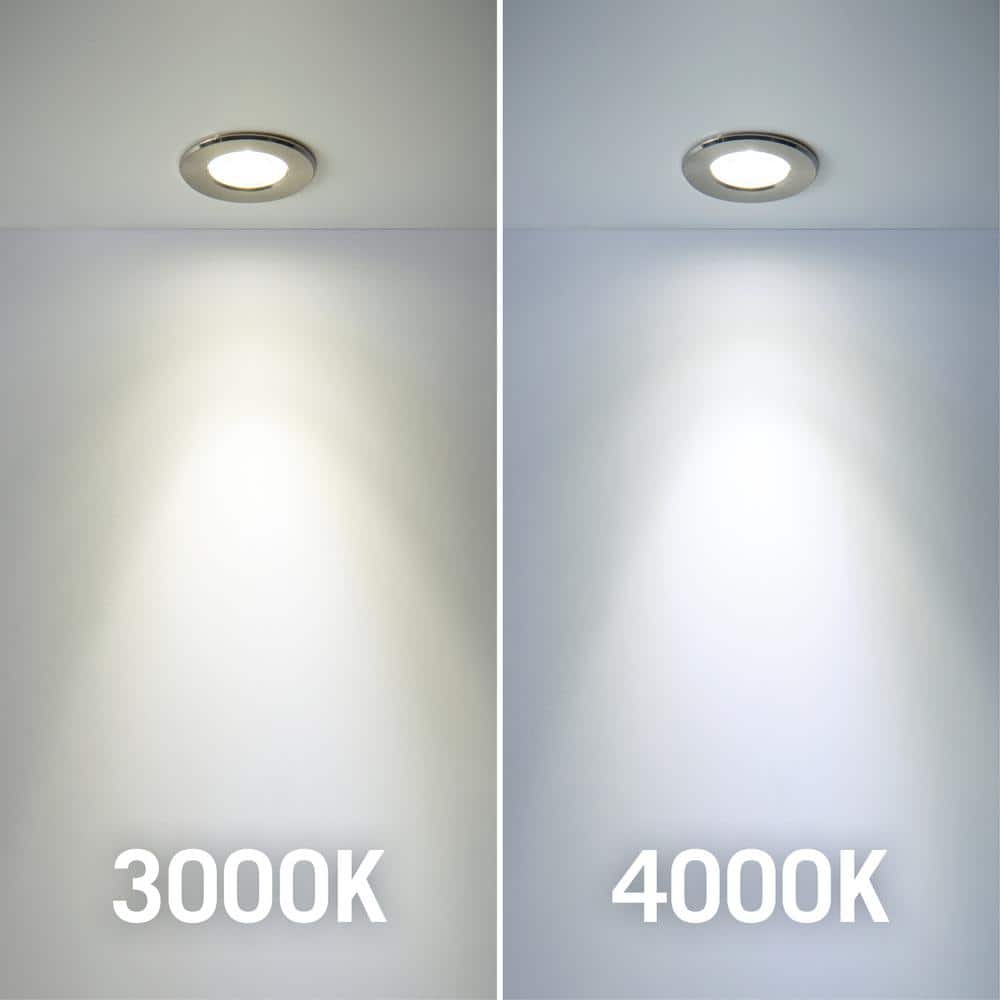 Soft Bright White Mini LED Puck Light with Remote Control