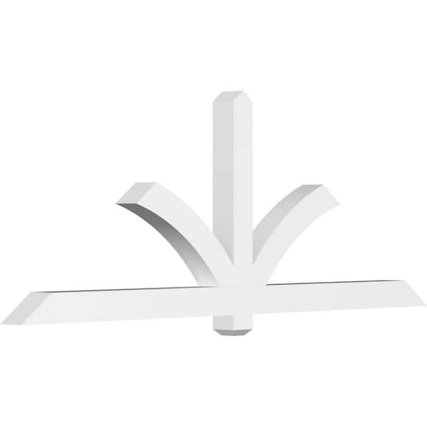 Ekena Millwork Redmond 84 in. W x 31.5 in. H x 4 in. D Signature Polyurethane Bracket