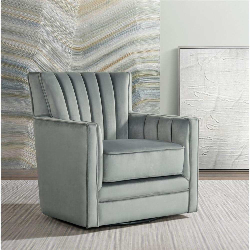 Lawson Gun Metal Fabric Arm Chair -  Picket House Furnishings, ULN1819102SWE