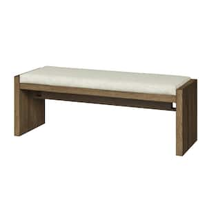 Ayala Transitional style Solid Wood Bedroom Bench -BROWN