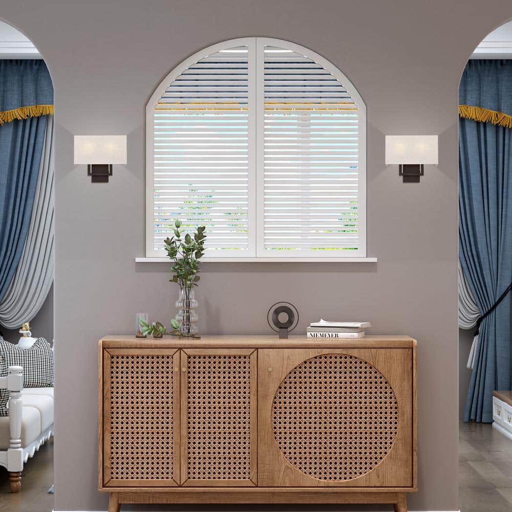 Pierson Bronze 2-Light ADA Compliant Wall Sconce with Oatmeal Shade