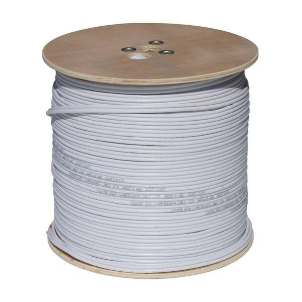 SPT 1000 ft. 18-2 RG59 Closed Circuit TV Coaxial Cable - White