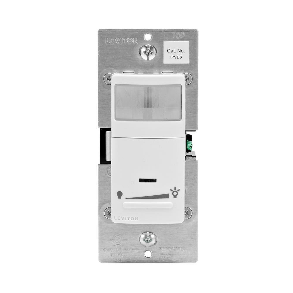 UPC 078477584309 product image for Leviton Decora Motion Sensor In-Wall Dimmer, Auto-On, 2.5 A, Single Pole or 3-Wa | upcitemdb.com