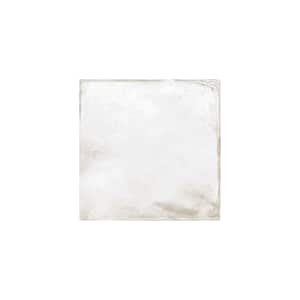 Poise Nalo White Matte 8 in. x 8 in. Smooth Square Porcelain Floor and Wall Tile Sample