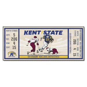 Kent State University Blue 2 ft. x 6 ft. Ticket Runner Rug