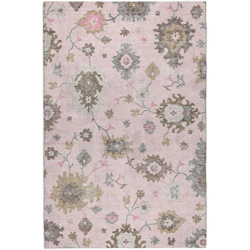 Dream Shag Premium Machine Washable Abstract ADS753 Pink 9 ft. x 12 ft. Area Rug price history on PriceWatchPro