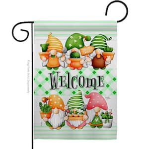 13 in. x 18.5 in. Cactus Gnome Garden Flag Double-Sided Decorative Vertical Flags