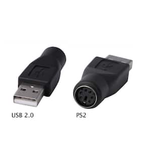 PS/2 Female to USB Male Passive Adapter-Replacement