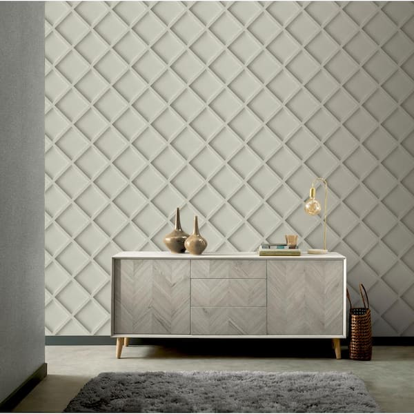 Feisoon 17.7 ｘ118 White and Gold Trellis Wallpaper Peel and Stick Trellis  Contact Paper Removable Wallpaper Self Adhesive Wallpaper Modern Trellis  Wallpaper for Wall Furniture Decor Vinyl Roll 
