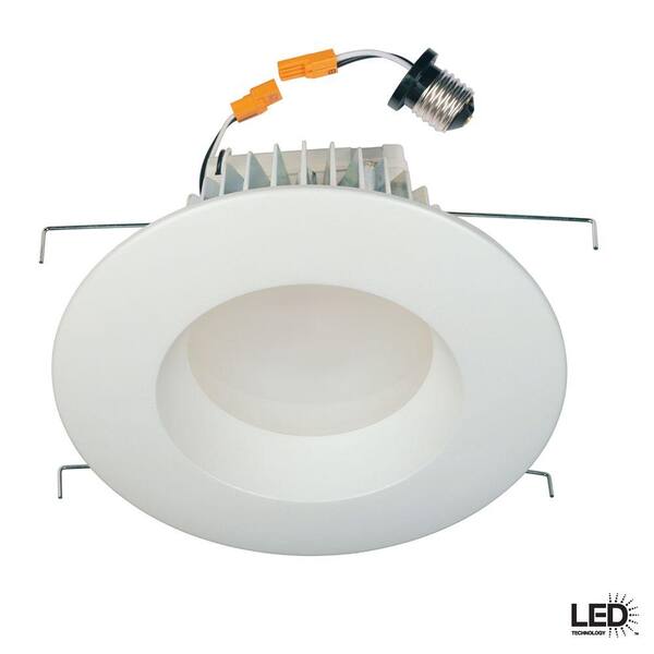 Commercial Electric 6 in. Recessed White LED Retrofit Trim-DISCONTINUED