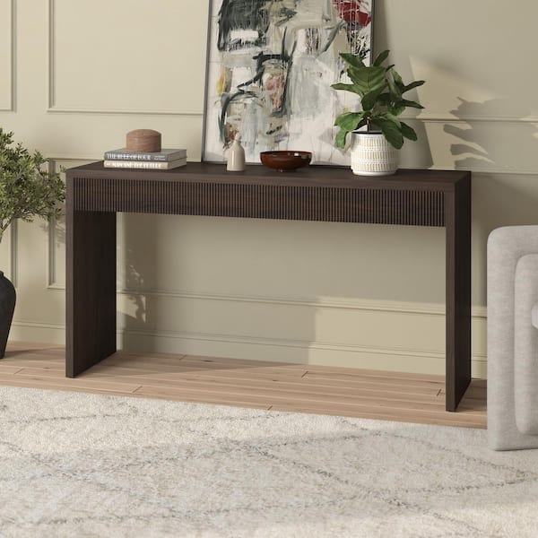 Meyer&Cross Lawrence 55 in. Alder Brown Rectangle MDF Top