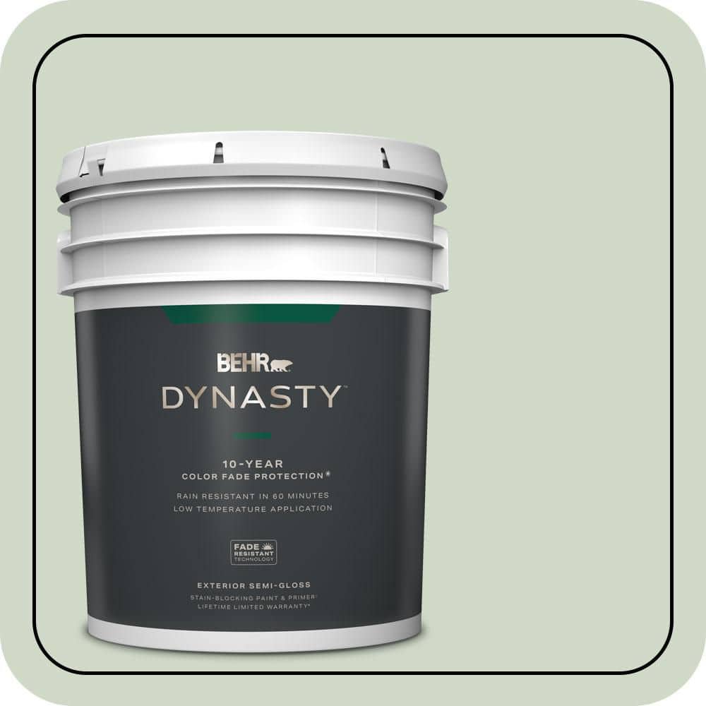 5 gal. Home Decorators Collection #HDC-CT-25 Bayberry Frost Semi-Gloss Exterior Stain-Blocking Paint & Primer price history on PriceWatchPro