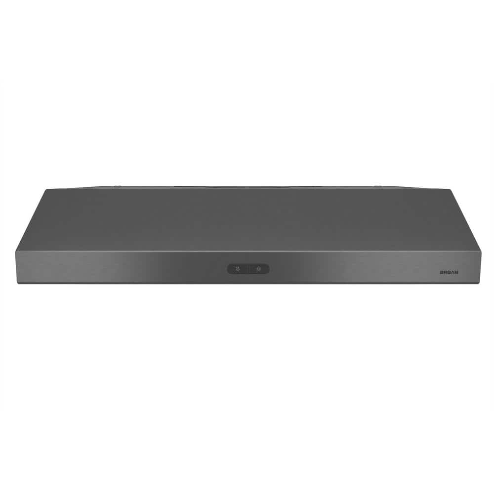 Broan 30" Black Stainless Steel Convertible Range Hood