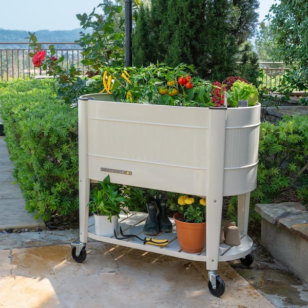 PERMASTEEL 39 in. L x 19.25 in. W x 14.5 in. H Raised Steel Garden