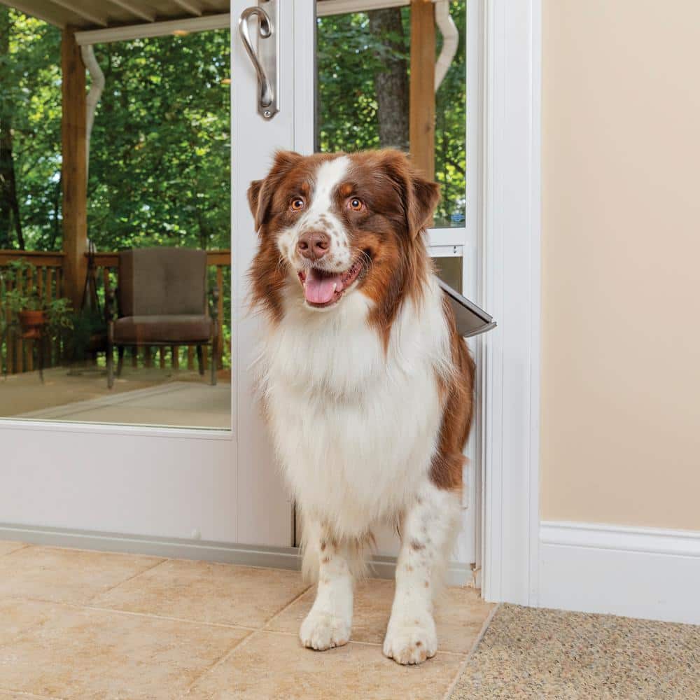 PetSafe 10-1/4 in. x 16-3/8 in. Large White Freedom Patio Panel