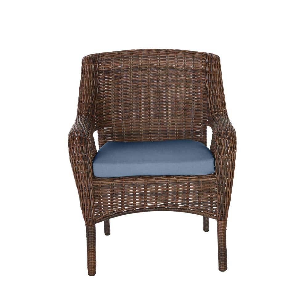 WholesaleTeak Outdoor Patio Sunbrella Fabric Outdoor Dining Chair Cushion (Dining Chair Not Included) - Choose Any Sunbrella Fabric #wmdccs, Brown