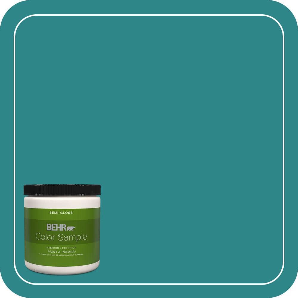 8 oz. #M460-6 Thai Teal Semi-Gloss Interior/Exterior Paint & Primer Color Sample price history on PriceWatchPro