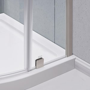 Glamour 32 in. x 32 in. Single Threshold Shower Base in White