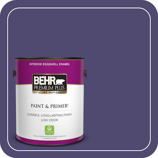 BEHR PREMIUM PLUS 1 gal. #T11-12 Harajuku Girl Eggshell Enamel Low Odor Interior Paint & Primer