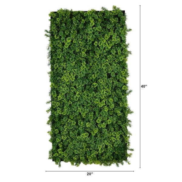 Nearly Natural 20in. x40in. UV Resistant Irish Green Meadow