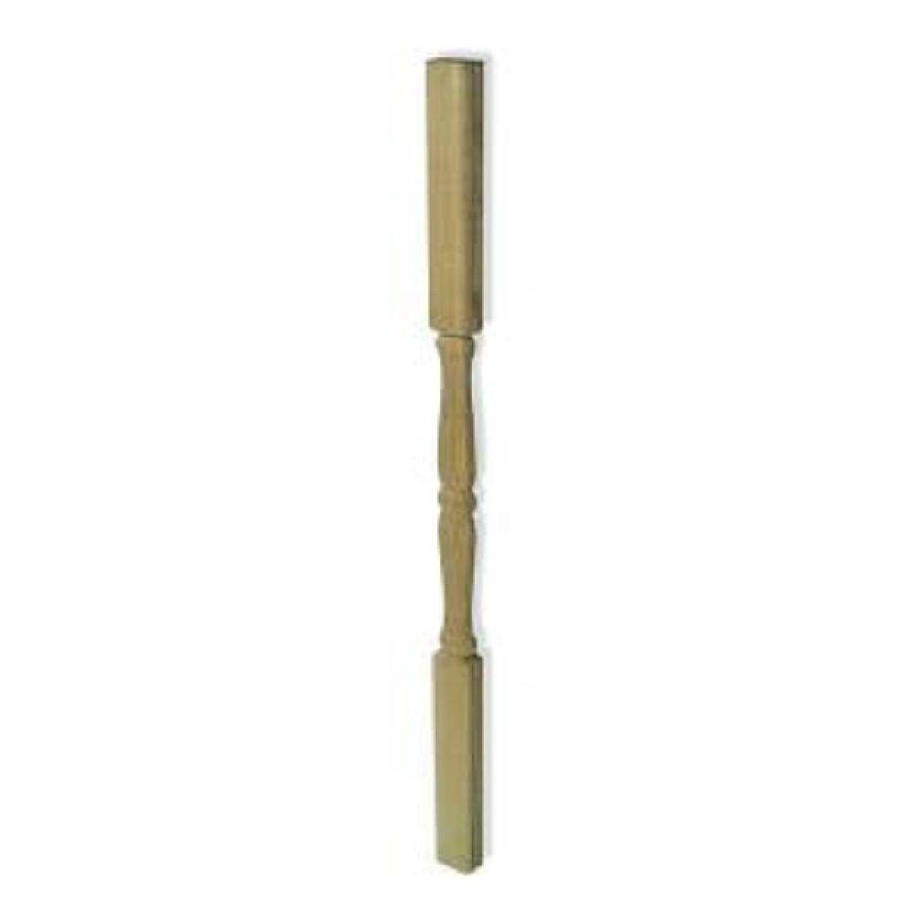 Window Shade Spindle 2 in. x 3 in. x 36 in. Treated Pine Spindle Country 100692 - The Home Depot