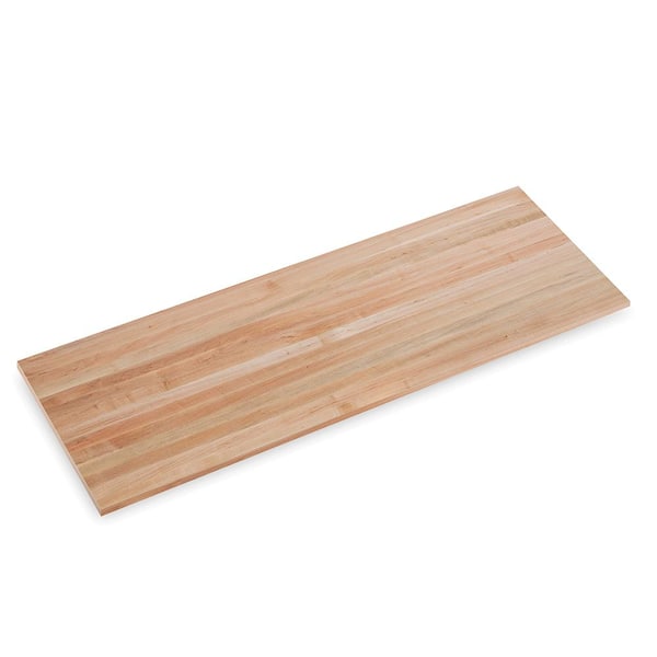 Swaner Hardwood 6 ft. L x 25 in. D x 1.75 in. T Finished Maple Solid Wood Butcher Block Countertop With Eased Edge