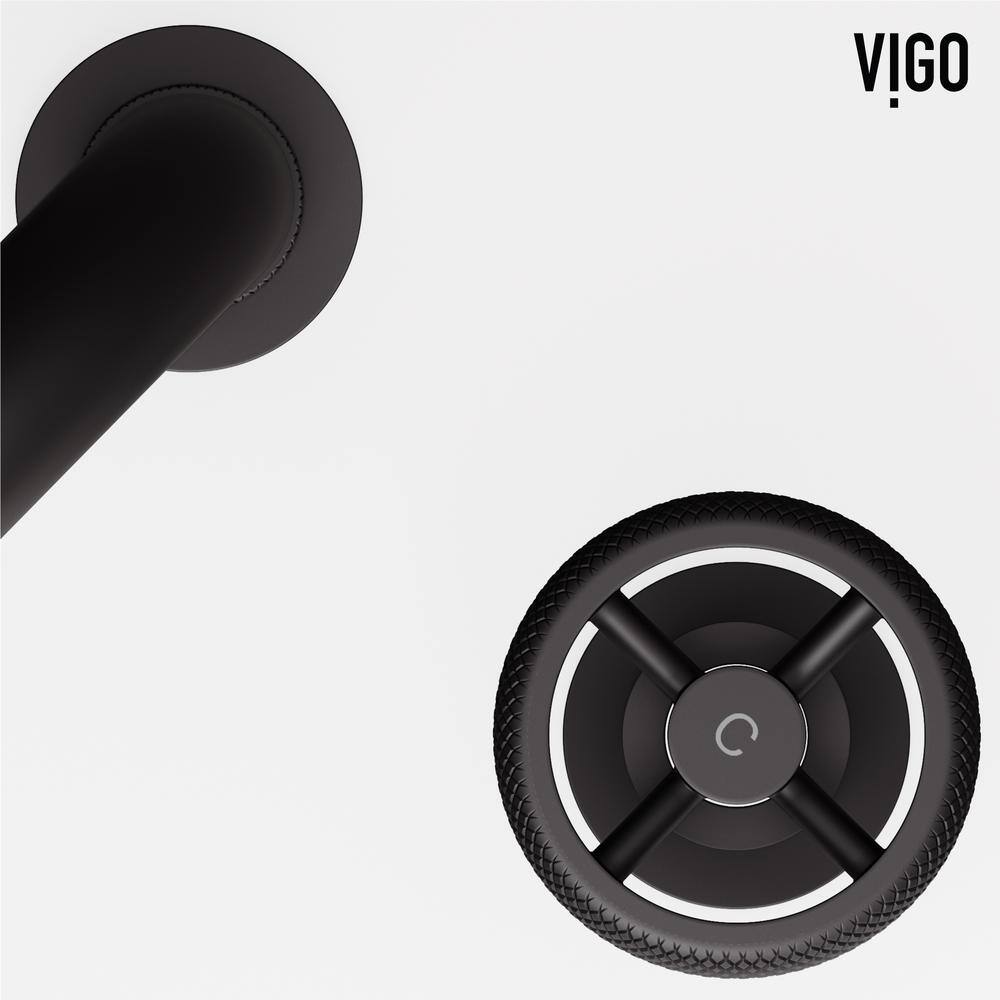 Matte Black Metal Transitional Widespread Bathroom Faucet