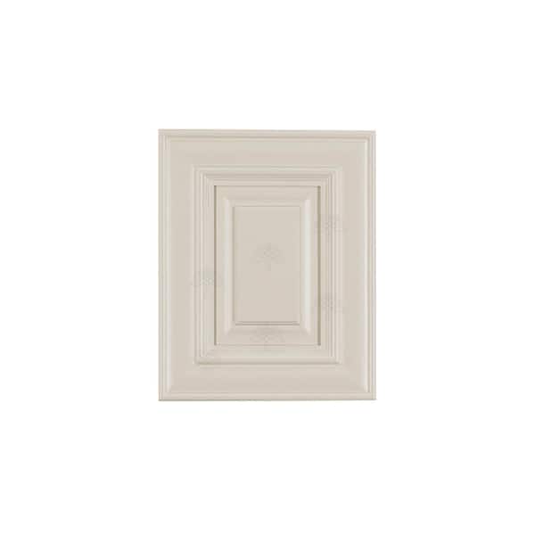 LIFEART CABINETRY Princeton 12 x 15 in. Cabinet Door Sample in Off-White