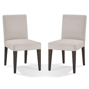 Gray Fabric Parson Style Dining Chair (Set of 2)