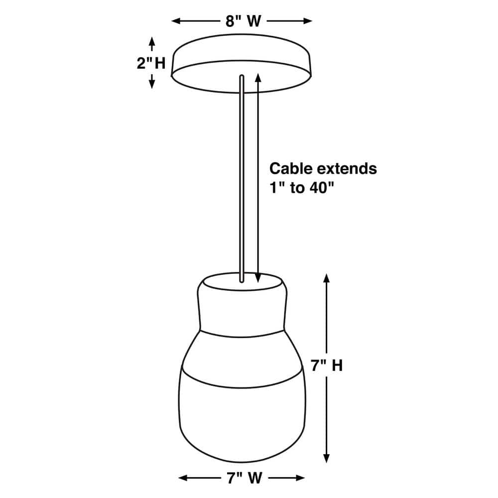 Brushed Nickel Mini Glass LED Pendant Light