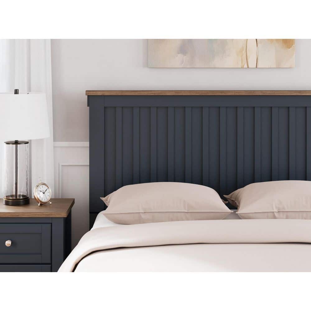 Signature Design By Ashley Landocken Blue Queen Panel Headboard