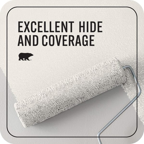 24i ★ay eternal feather BEHR PREMIUM PLUS 8 oz. #ECC-56-2 White Feather Satin Enamel