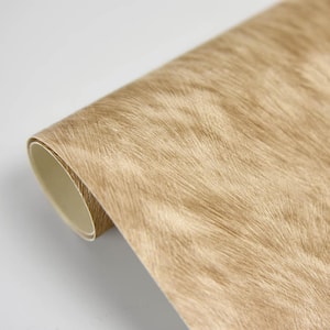 Hillsborough, Trieste Beige Wolf Vinyl Non-Pasted Wallpaper Roll (covers 57.8 sq. ft.)