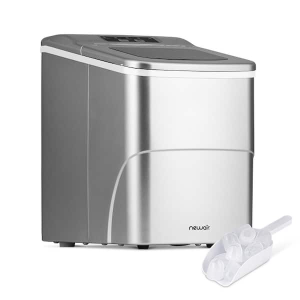 NewAir 26 lbs. Portable Ice Maker in Silver