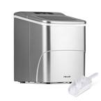 26 lbs. Portable Ice Maker in Silver